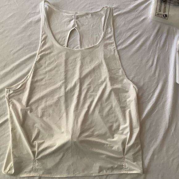 NWOT New Prana  All Tied Up Tank, Color White - Picture 9 of 11